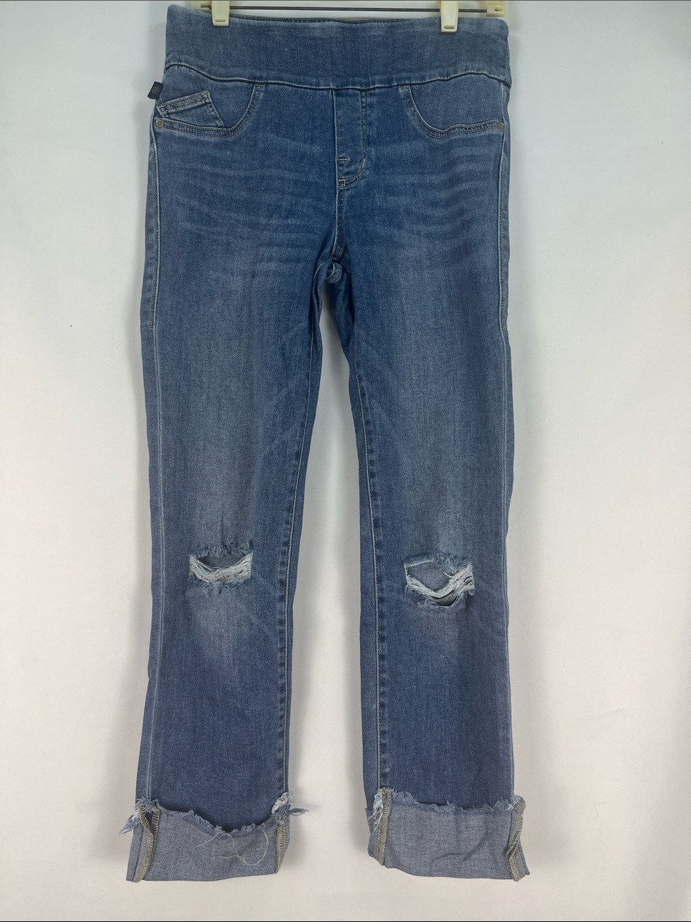 Rock & Republic Denim RX Distressed Pull On Jeans 10M